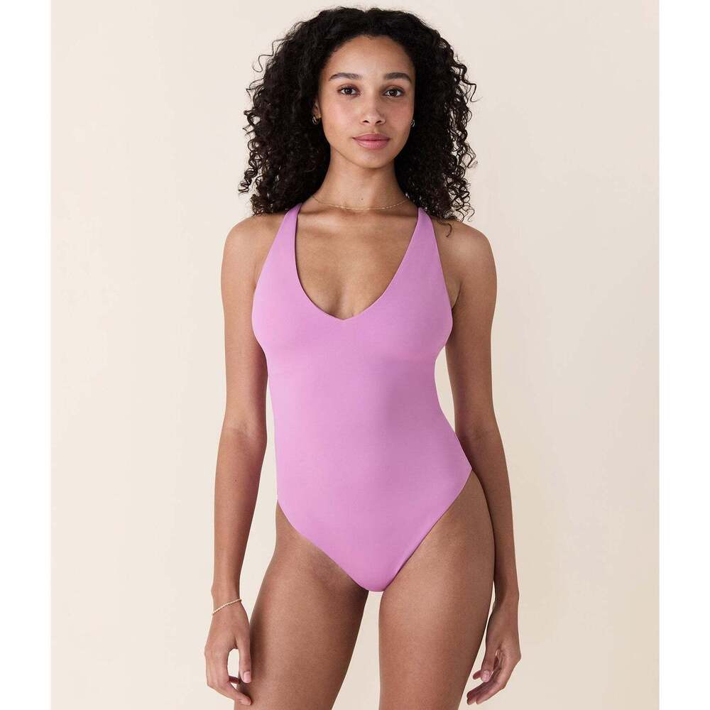 Andie The Elwood One Piece - Eco Nylon - Crocus - Classic Size SCROCUS / S